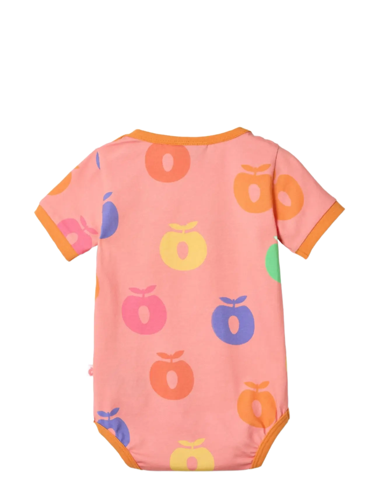 Småfolk - Short-sleeved baby body with apples - kortärmade bodies - blossom - 2