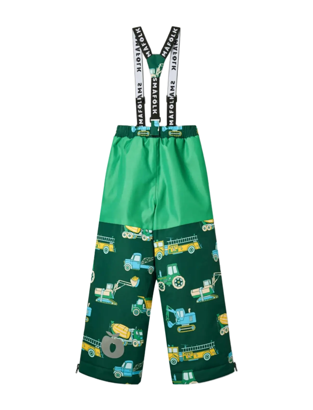 Småfolk - Ski pants with vehicles - vinterbyxor - evergreen - 2