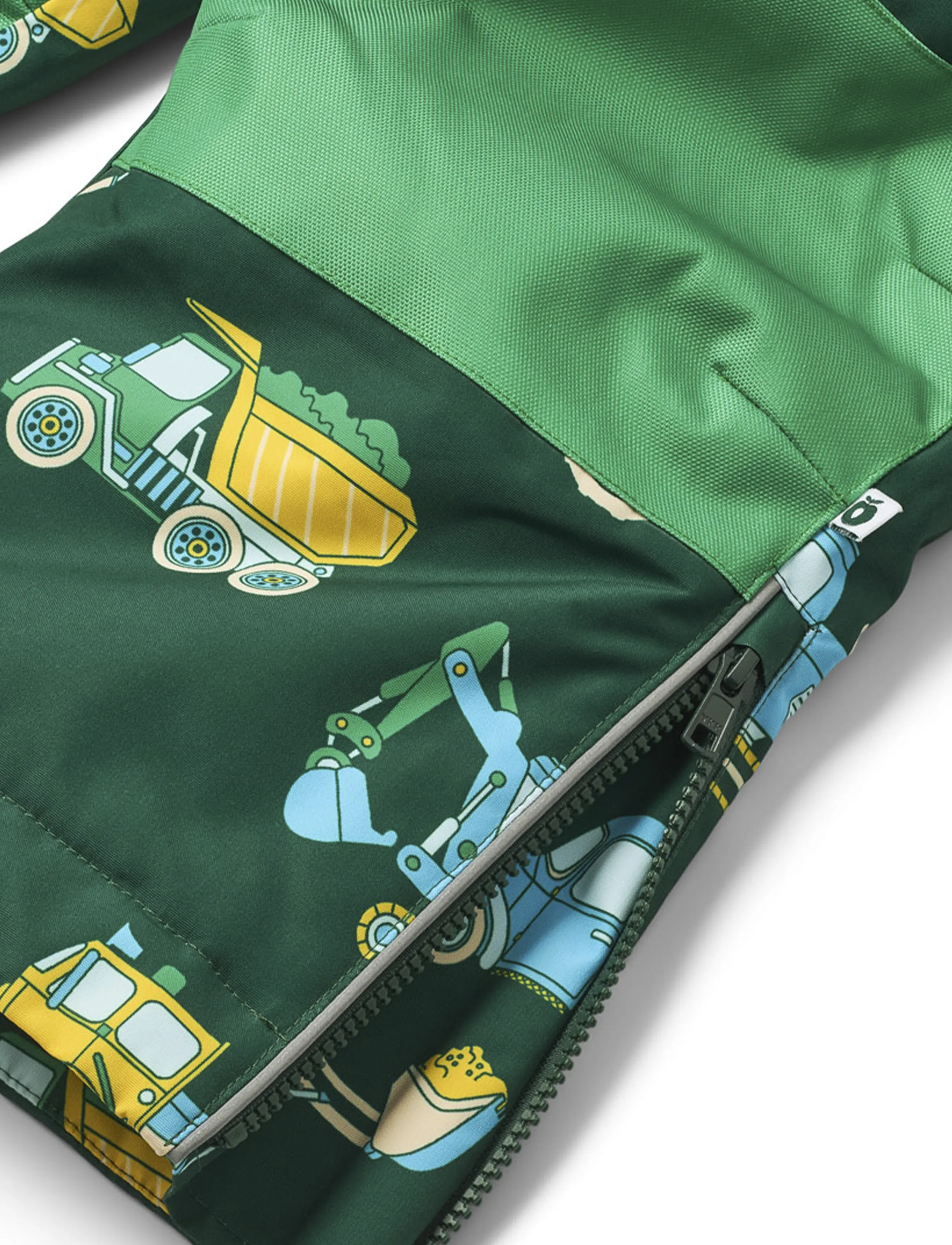 Småfolk - Ski pants with vehicles - vinterbyxor - evergreen - 4