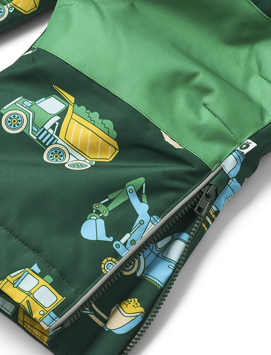 Småfolk - Ski pants with vehicles - vinterbyxor - evergreen - 4