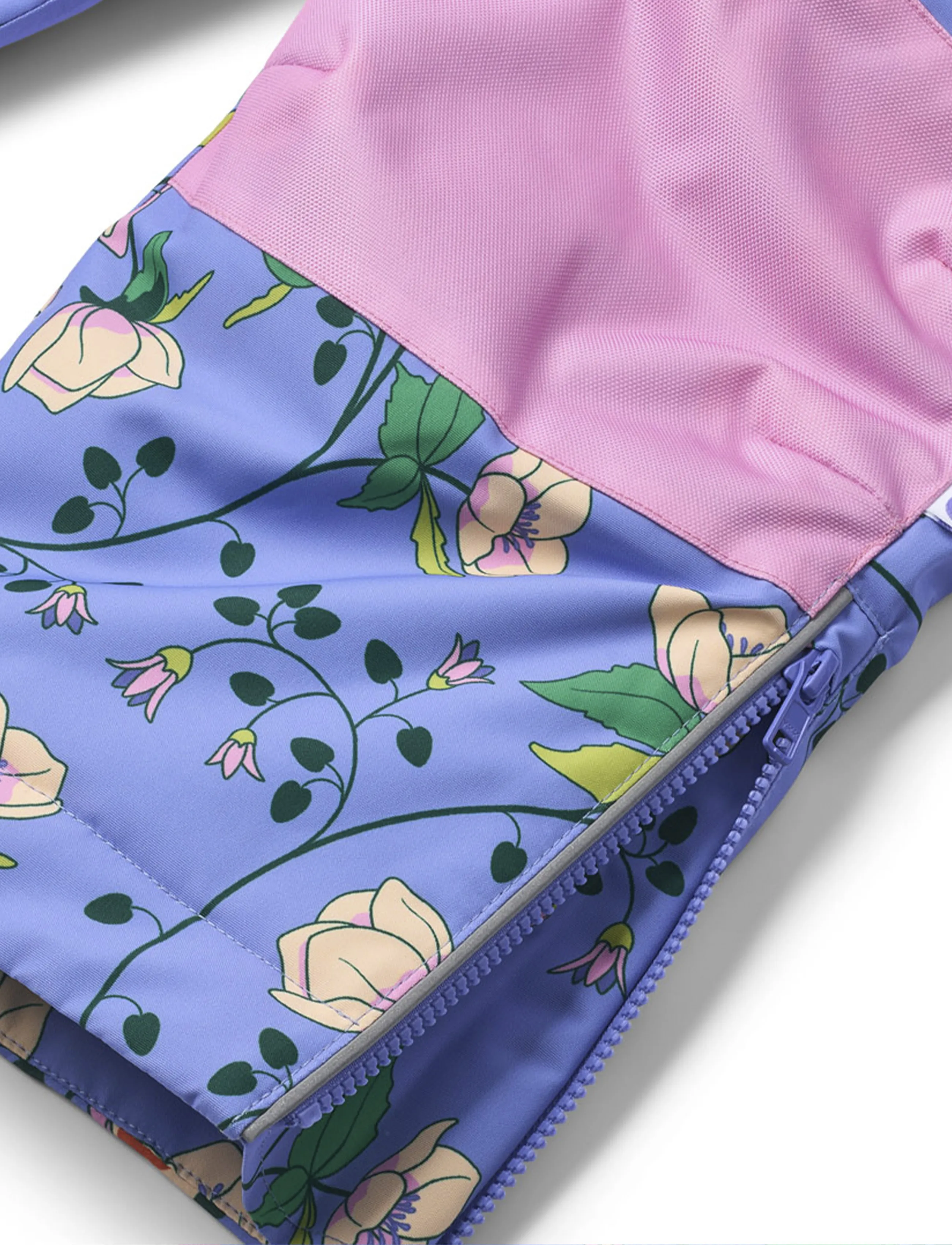 Småfolk - Ski pants with birds and flowers - vinterbyxor - purple delight - 5