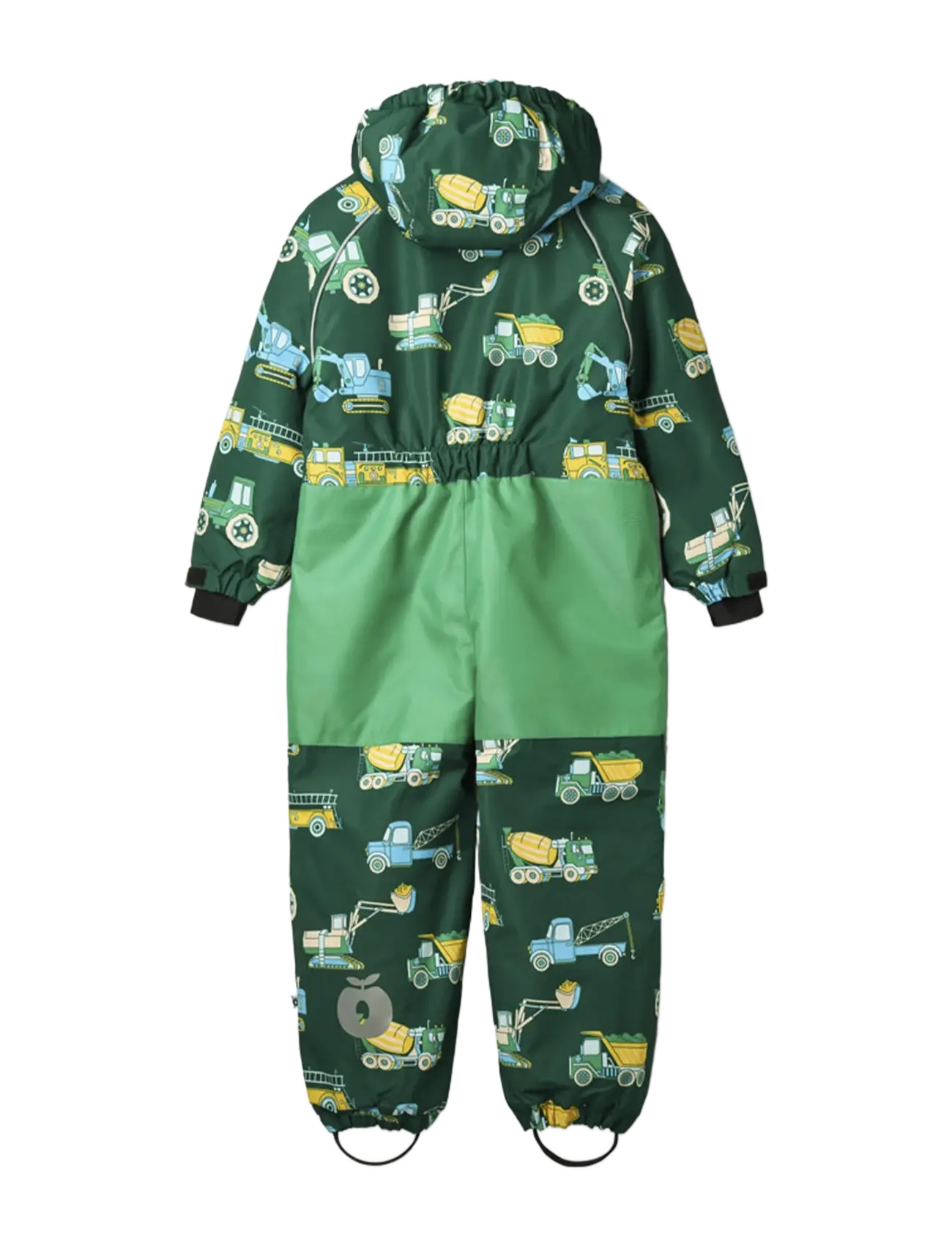 Småfolk - Children's snowsuit with vehicles - vinteroveraller - evergreen - 2