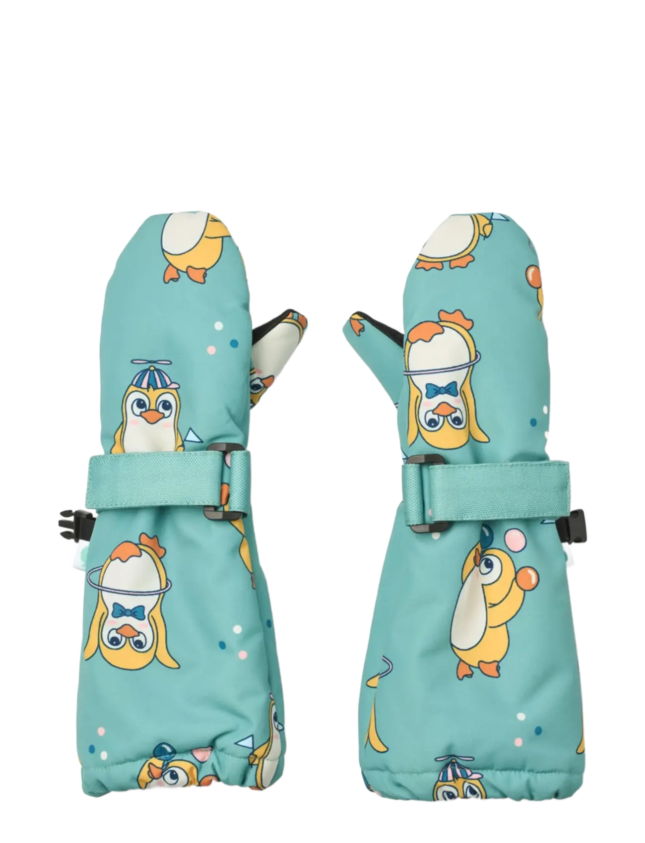SMÅFOLK Handschuhe With Penguins Blau - 11-12 - Kinder