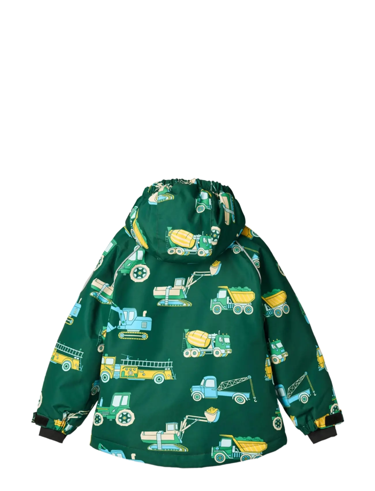 Småfolk - Winter jacket with vehicles - termojackor - evergreen - 2