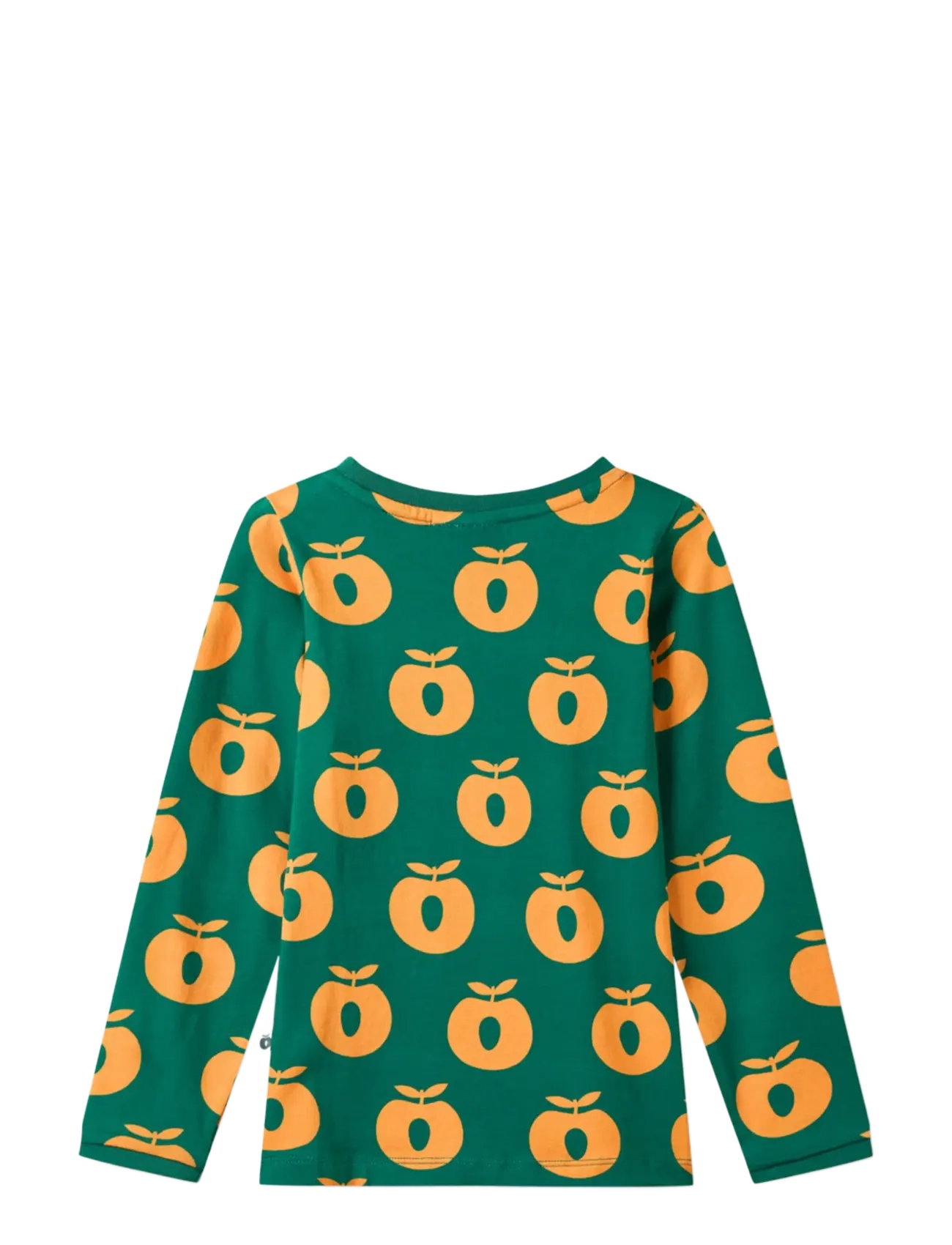 Småfolk - Elstar long-sleeved top with apples - långärmade t-shirts - cedar tree - 2