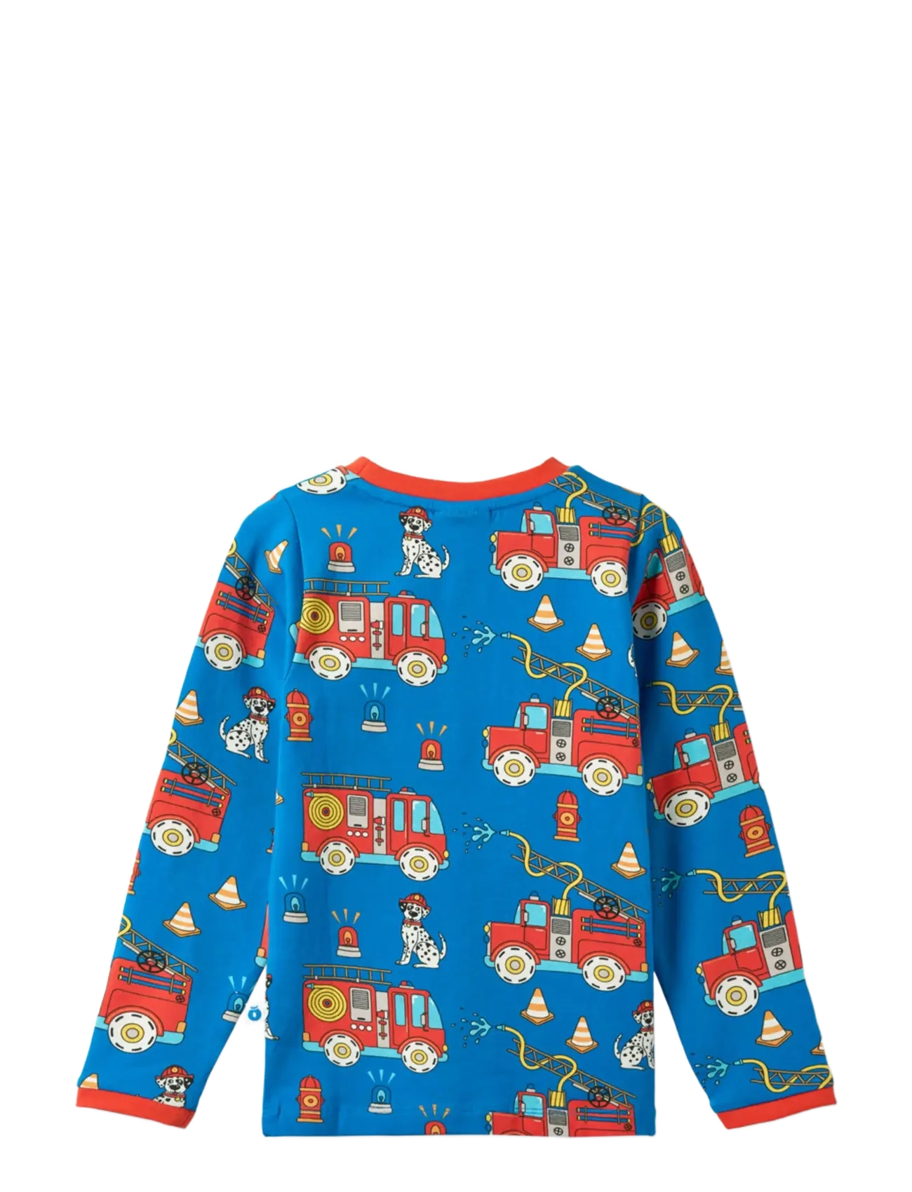 Småfolk - Elstar long-sleeved top fire truck - langærmede t-shirts - brilliant blue - 2