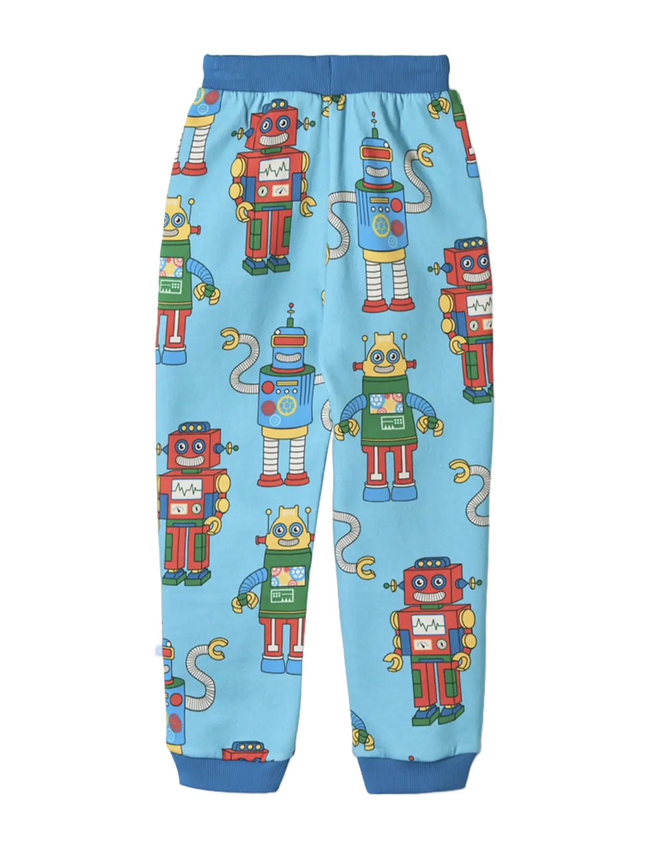 Småfolk - Dayton sweatpants with robots - mjukisbyxor - petit four - 2