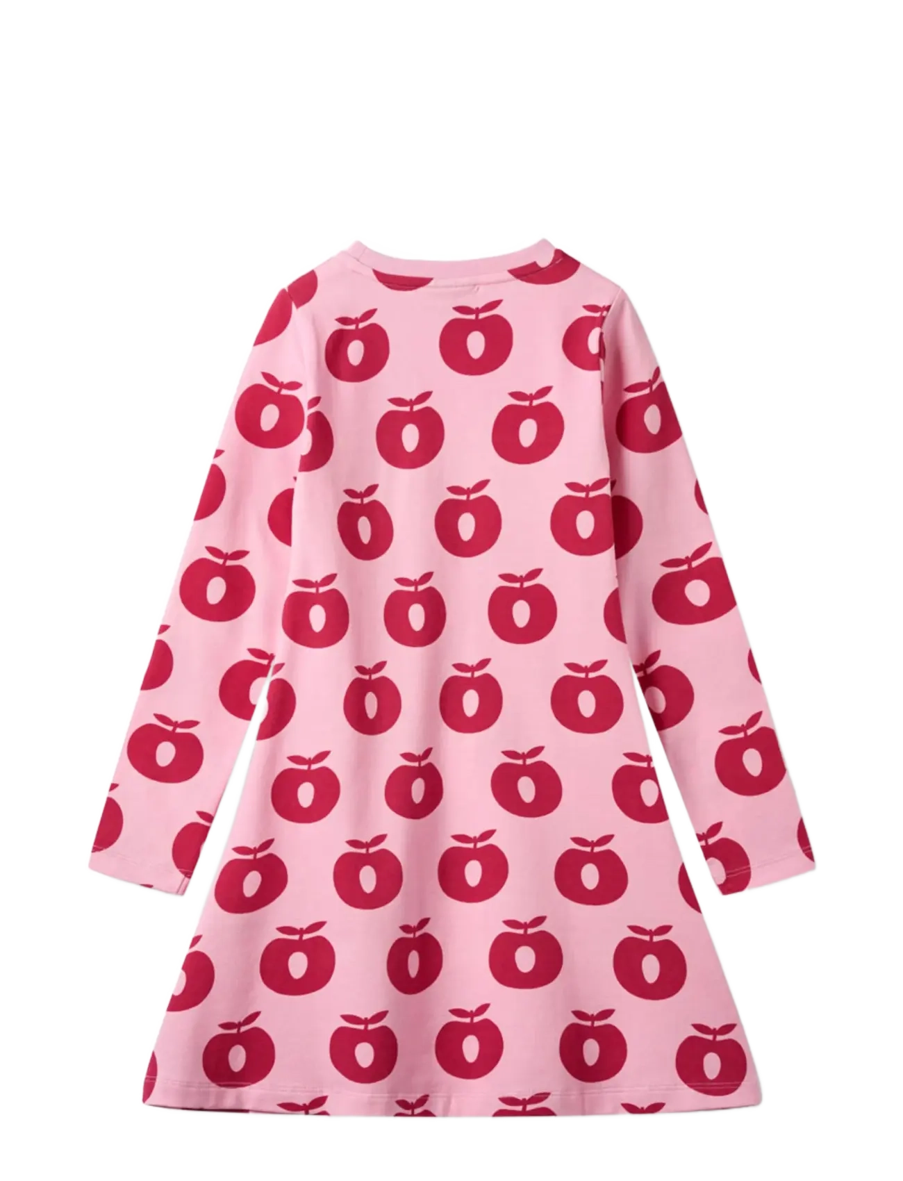 Småfolk - Gala dress with apples - långärmade babyklänningar - pink lilac - 2