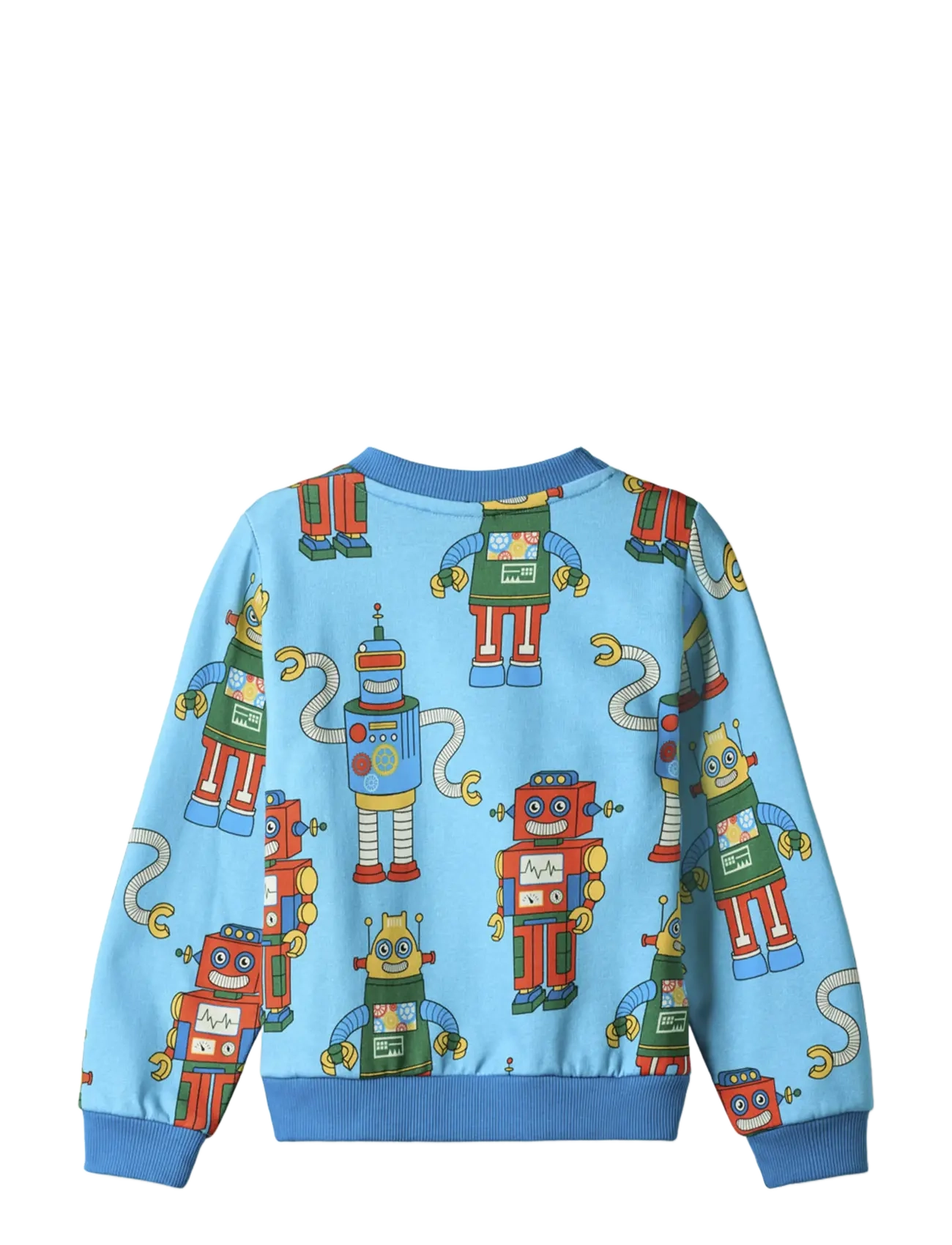 Småfolk - Dayton sweatshirt with robots - sweatshirts - petit four - 2