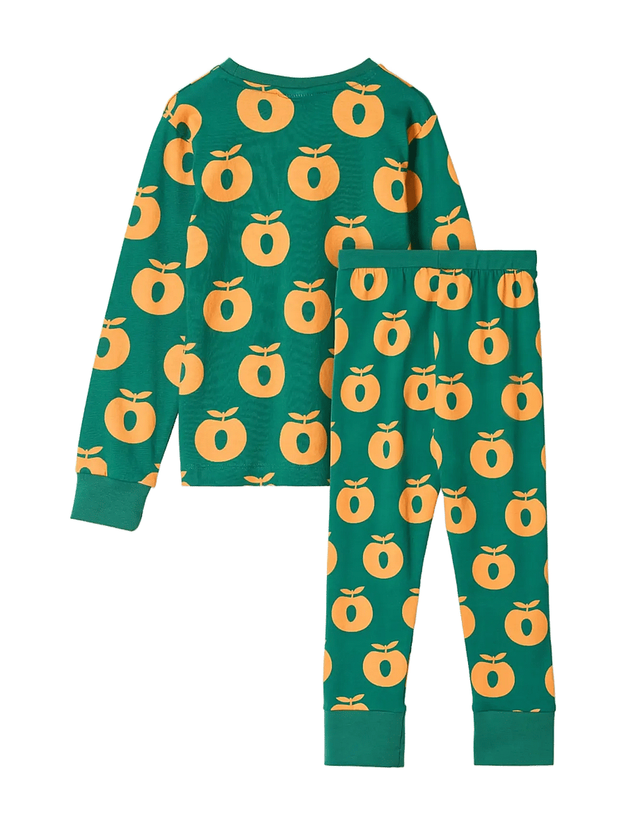 Småfolk - Jubilee nightwear set with apples - pyjamasset - cedar tree - 2