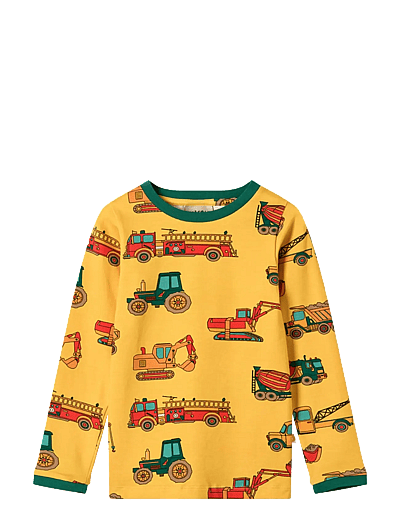 Elstar Long-Sleeved Top With Vehicles - LangæRmede T-Shirts