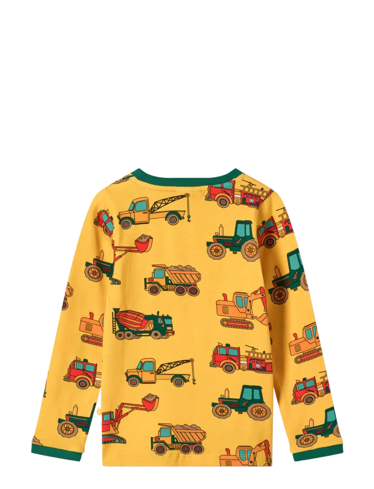 Småfolk - Elstar long-sleeved top with vehicles - långärmade t-shirts - sunstruck - 2