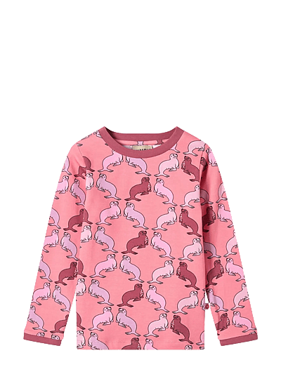 Elstar Long-Sleeved Top With Sea Lions - LangæRmede T-Shirts
