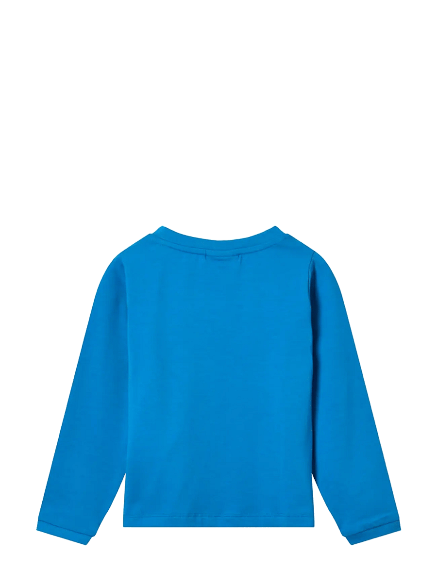 Småfolk - Umalin long-sleeved top with cars - långärmade t-shirts - brilliant blue - 2