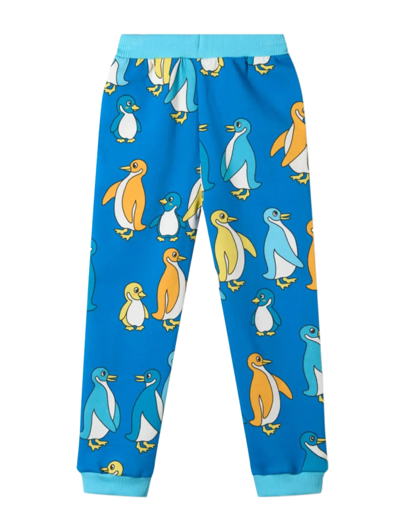 Småfolk - Daytin sweatpants with penguins - sügisesed riided - brilliant blue - 2