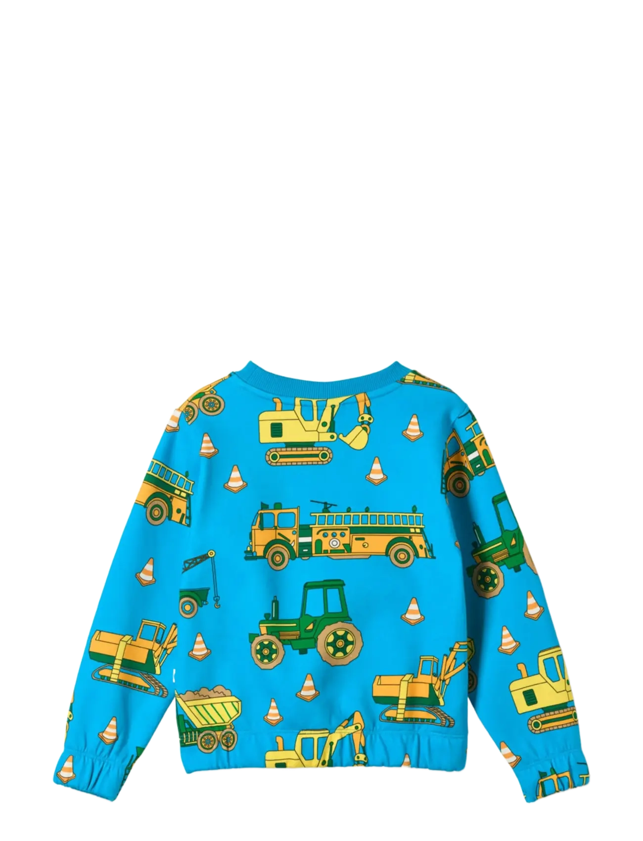 Småfolk - Yapeen sweatshirt with vehicles - sweatshirts - aquarius - 2