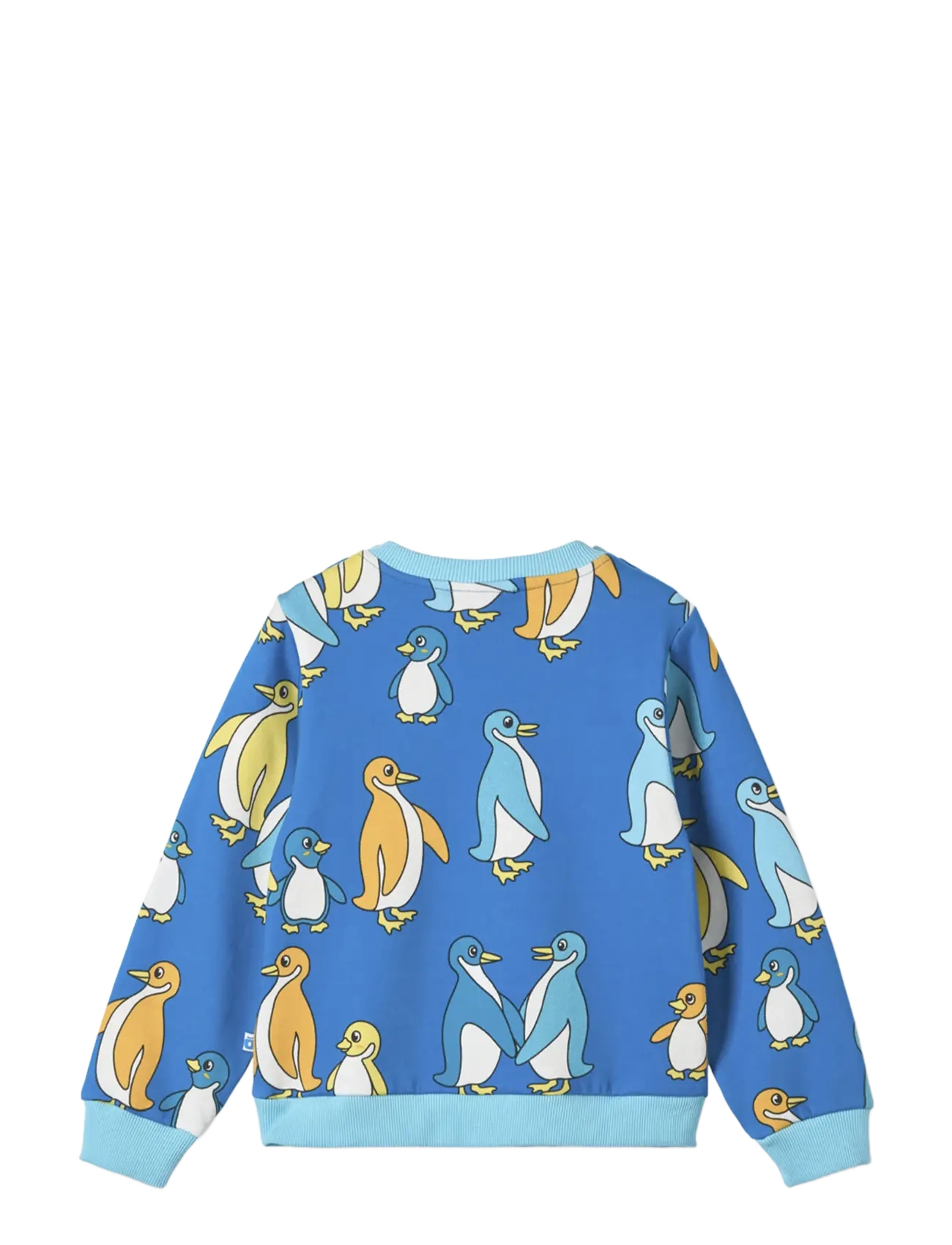 Småfolk - Dayton sweatshirt with penguins - sweatshirts - brilliant blue - 2
