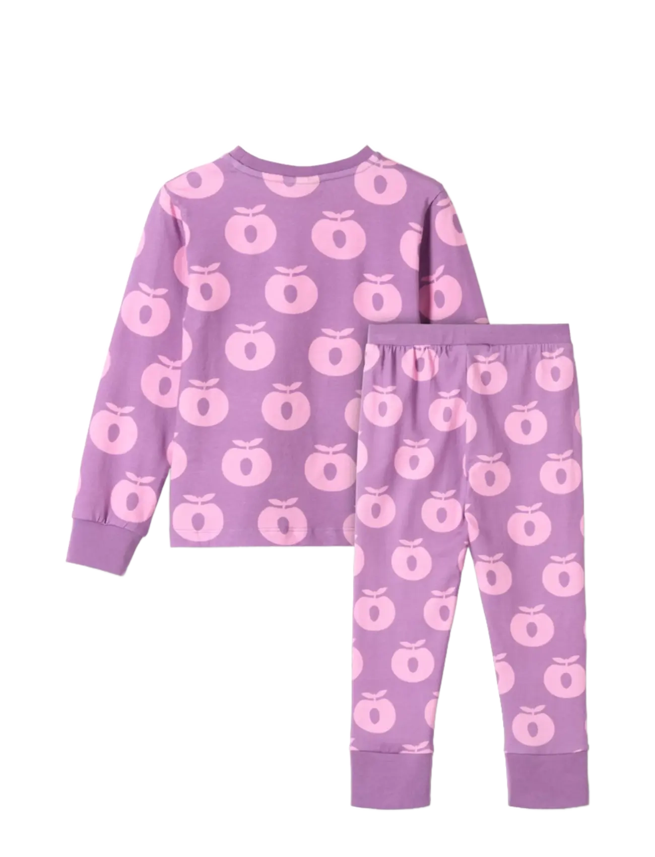 Småfolk - Jubilee nightwear set with apples - pyjamasset - purple iris - 2