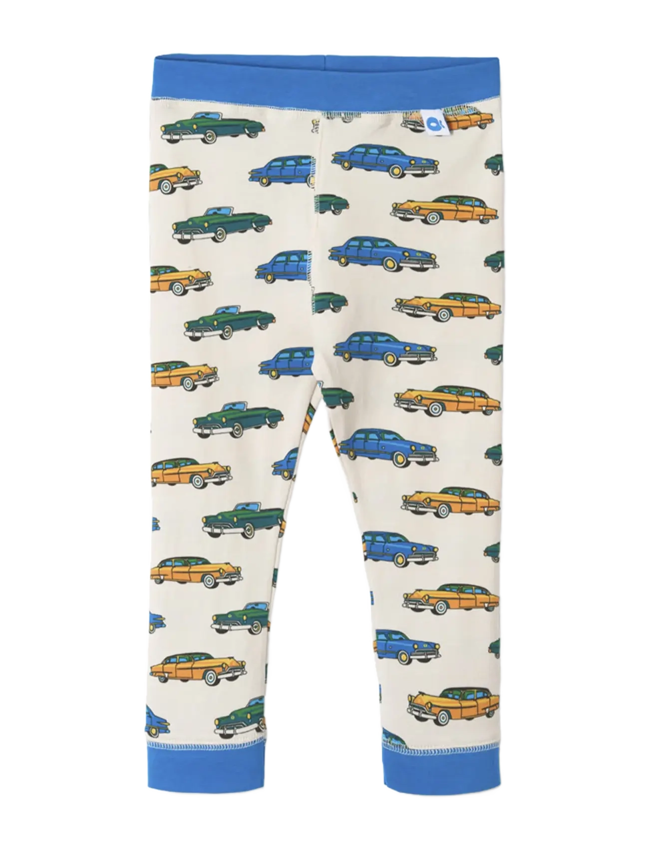 SMÅFOLK Elstar Leggings For Baby With Cars Cream - 62 - Kinder