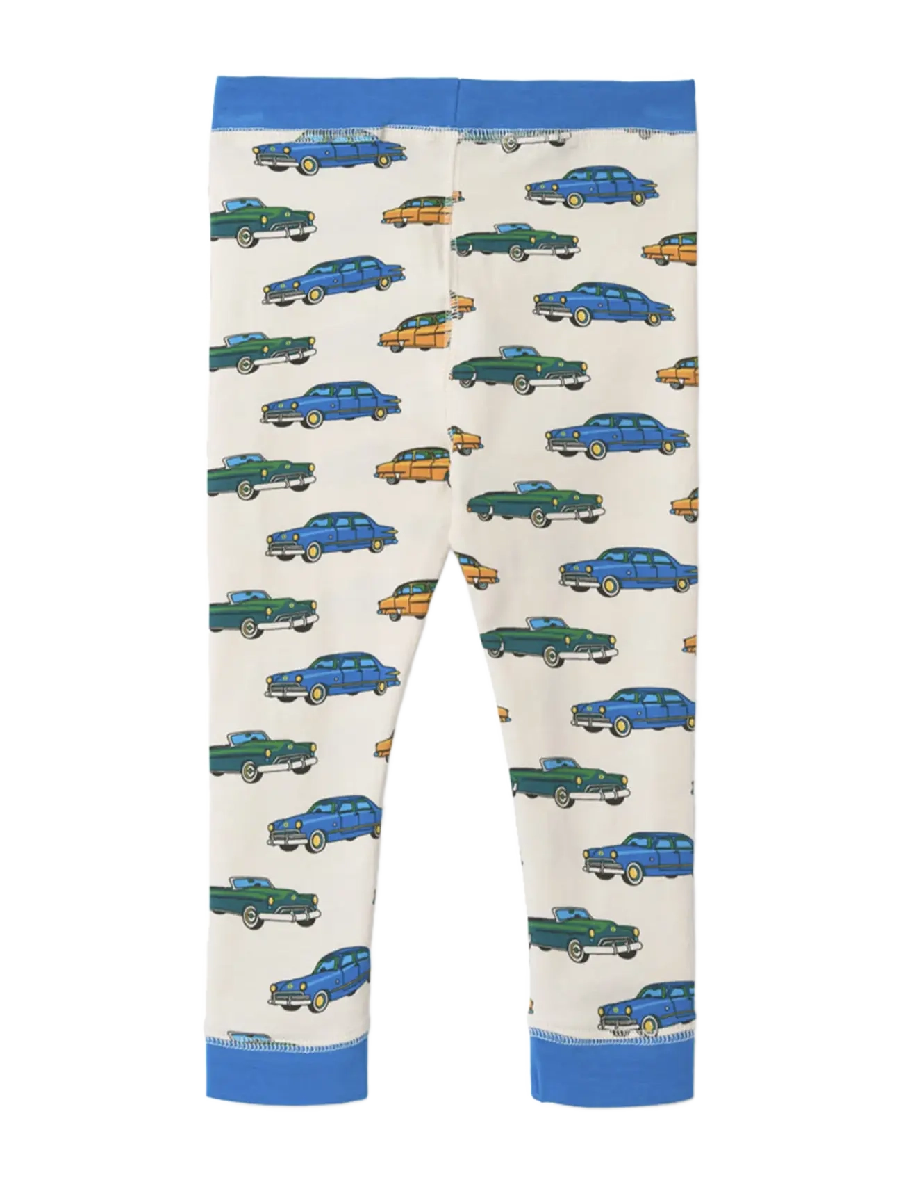 Småfolk - Elstar leggings for baby with cars - leggings - vanilla - 2