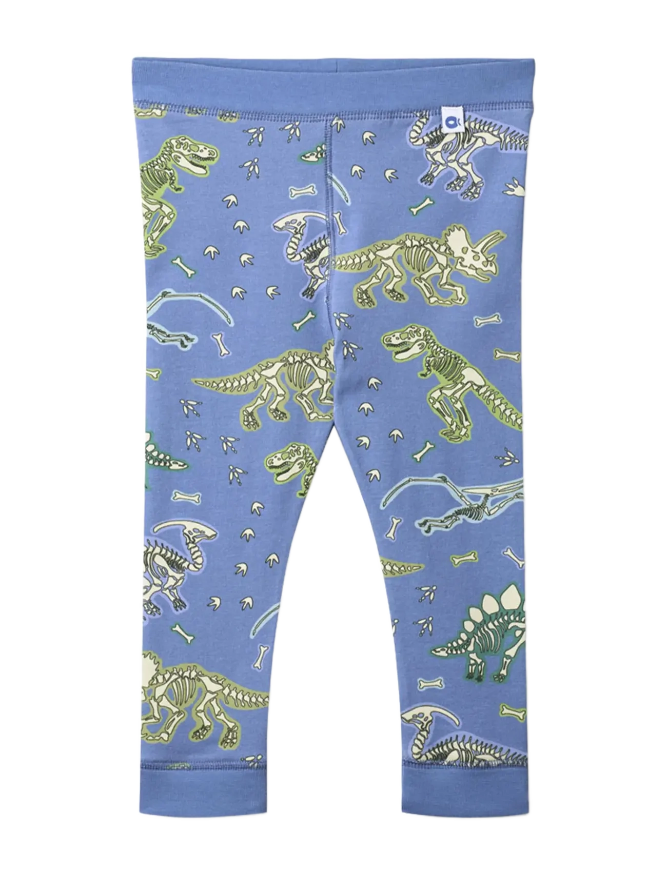 SMÅFOLK Elstar Leggings For Baby With Dinosaurs Blau - 80 - Kinder