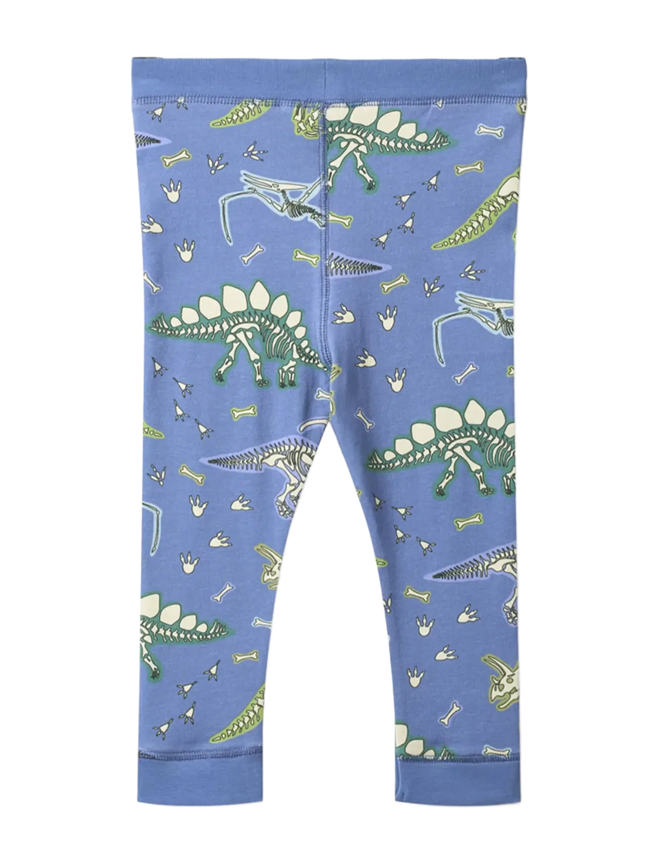 Småfolk - Elstar leggings for baby with dinosaurs - leggings - skyfall - 2