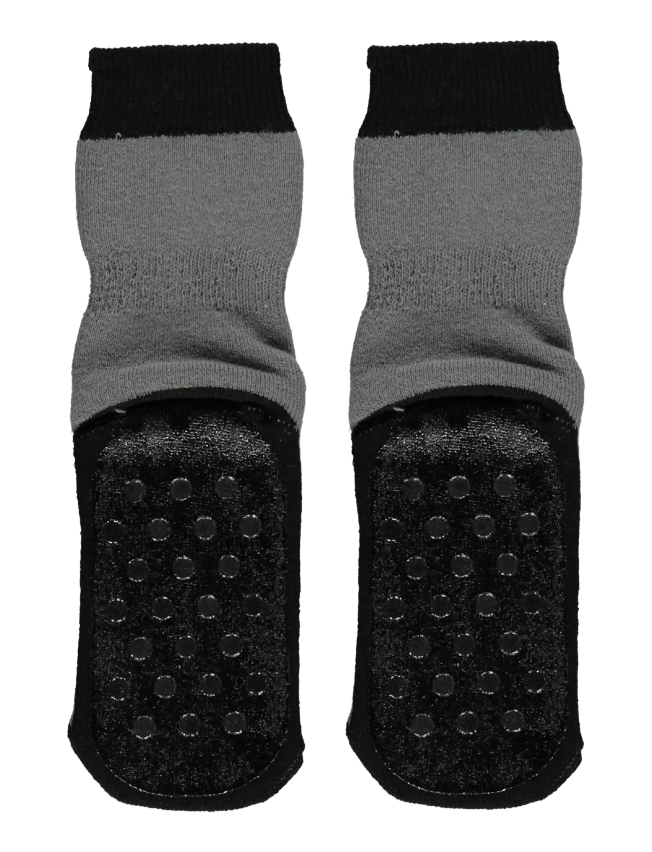 Småfolk - Non-slip ankle socks with apple - halksockor - b. grey - 2
