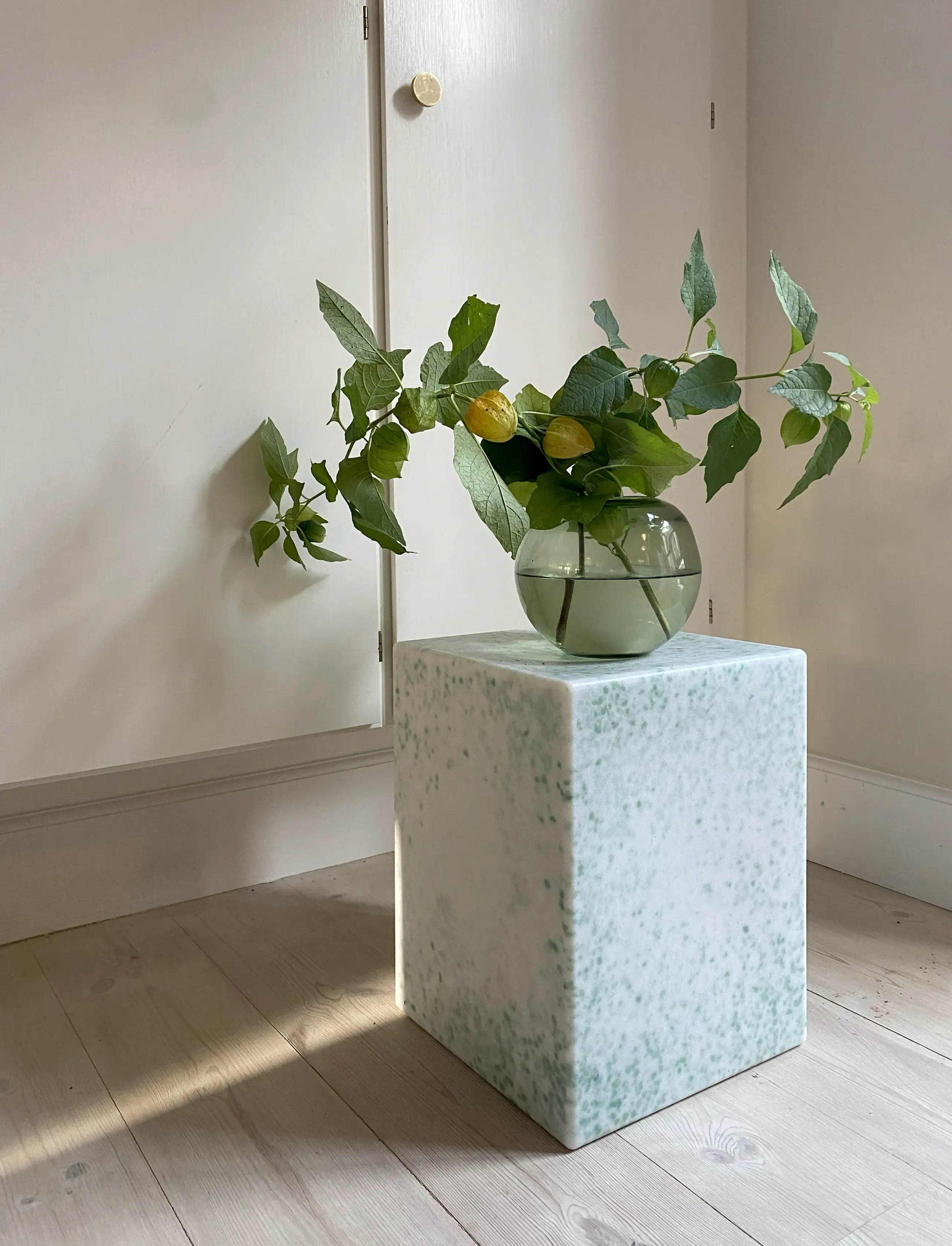 SMALLrevolution Sigrid 42, 32X32X42 cm, Chairs & Stools, Blau - Stools Benches, Homeware
