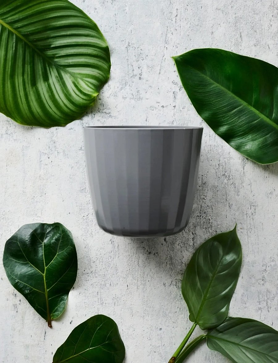 SMALLrevolution - Berta - Flowerpot - dekoration - pp grey - 4