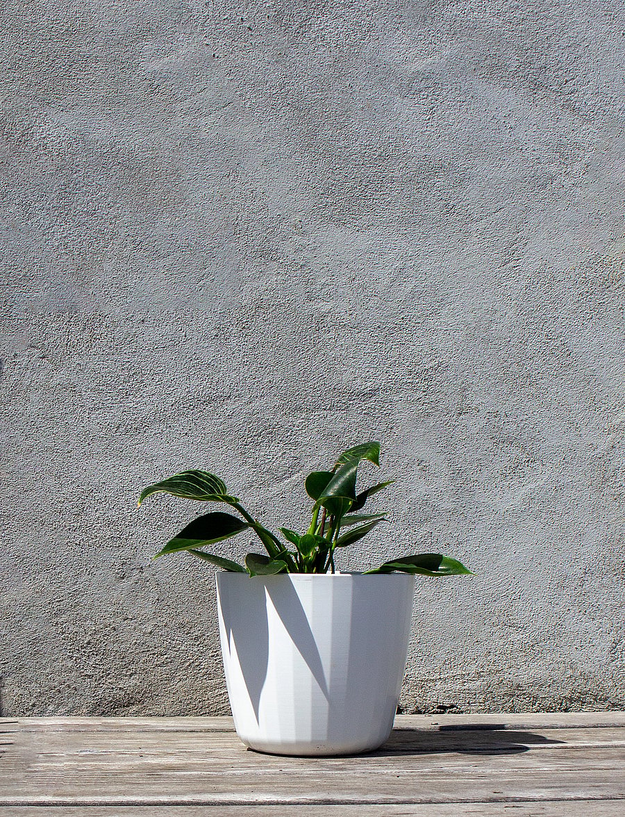 SMALLrevolution - Berta - Flowerpot - dekoration - pp white - 0