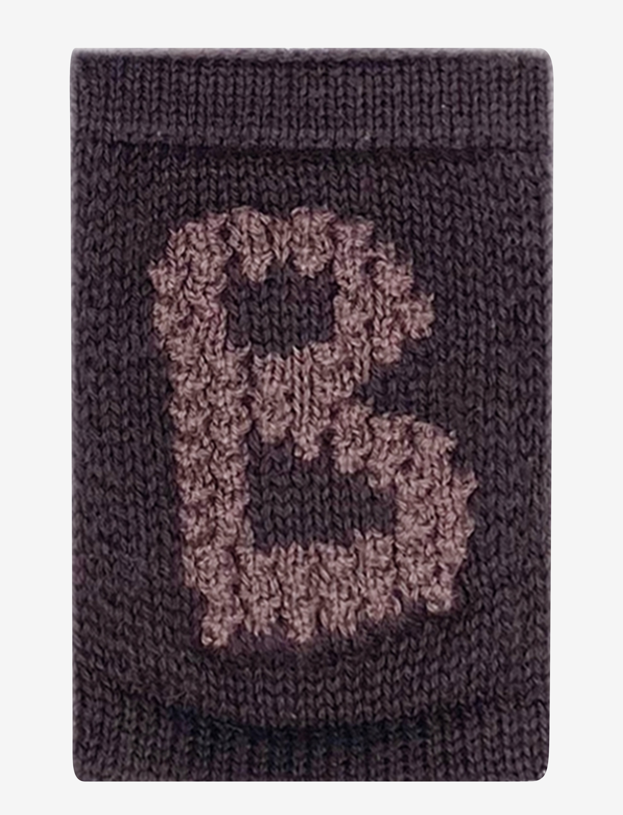 Smallstuff Knitted Letter B, Nature, One Size 10 cm, Kids Decor, Braun - Decoration Accessories-details, Kinder
