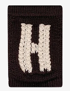 Knitted letter H, nature, Smallstuff