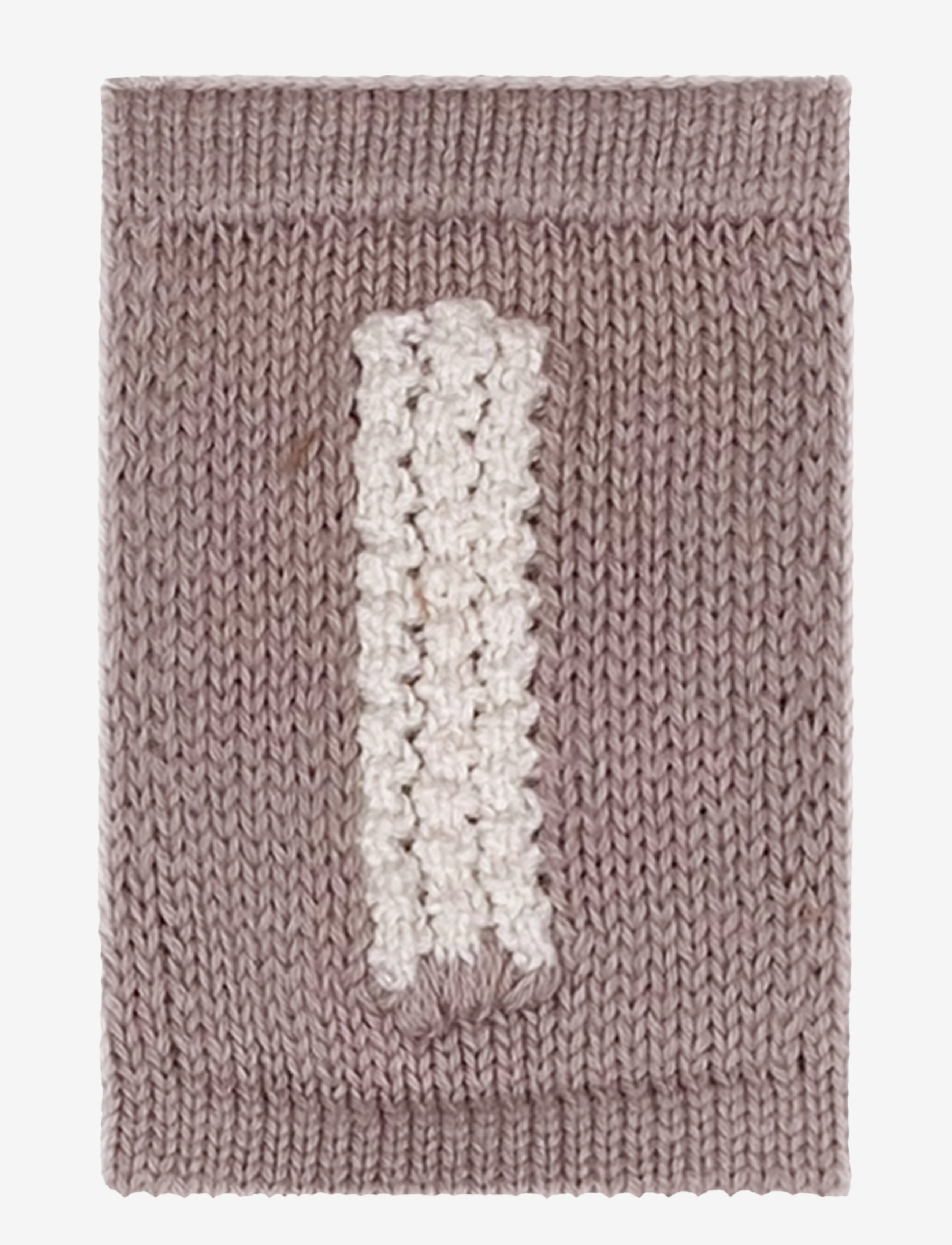 SMALLSTUFF Strick Letter I, Nature Beige - One Size 10 Cm - Kinder