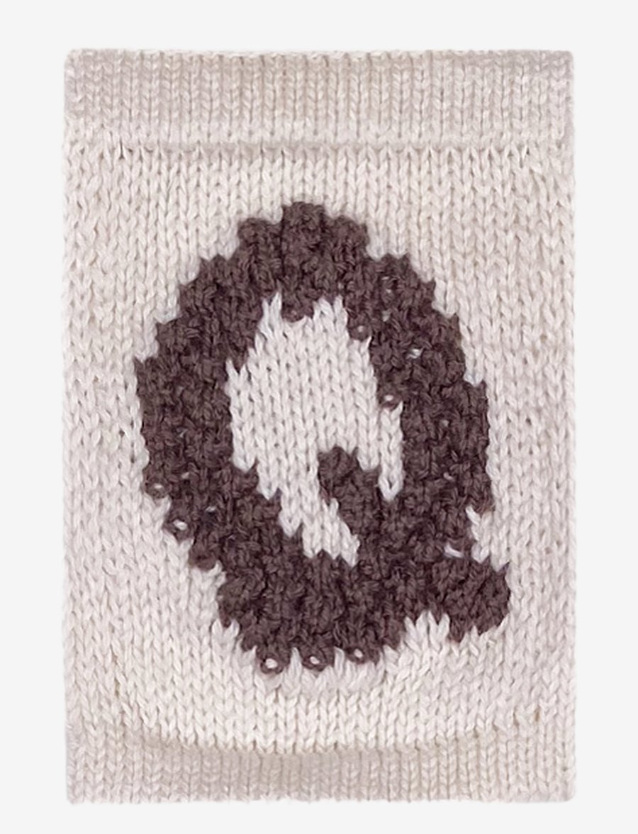 Smallstuff - Knitted letter Q, nature - die niedrigsten preise - q beige - 0