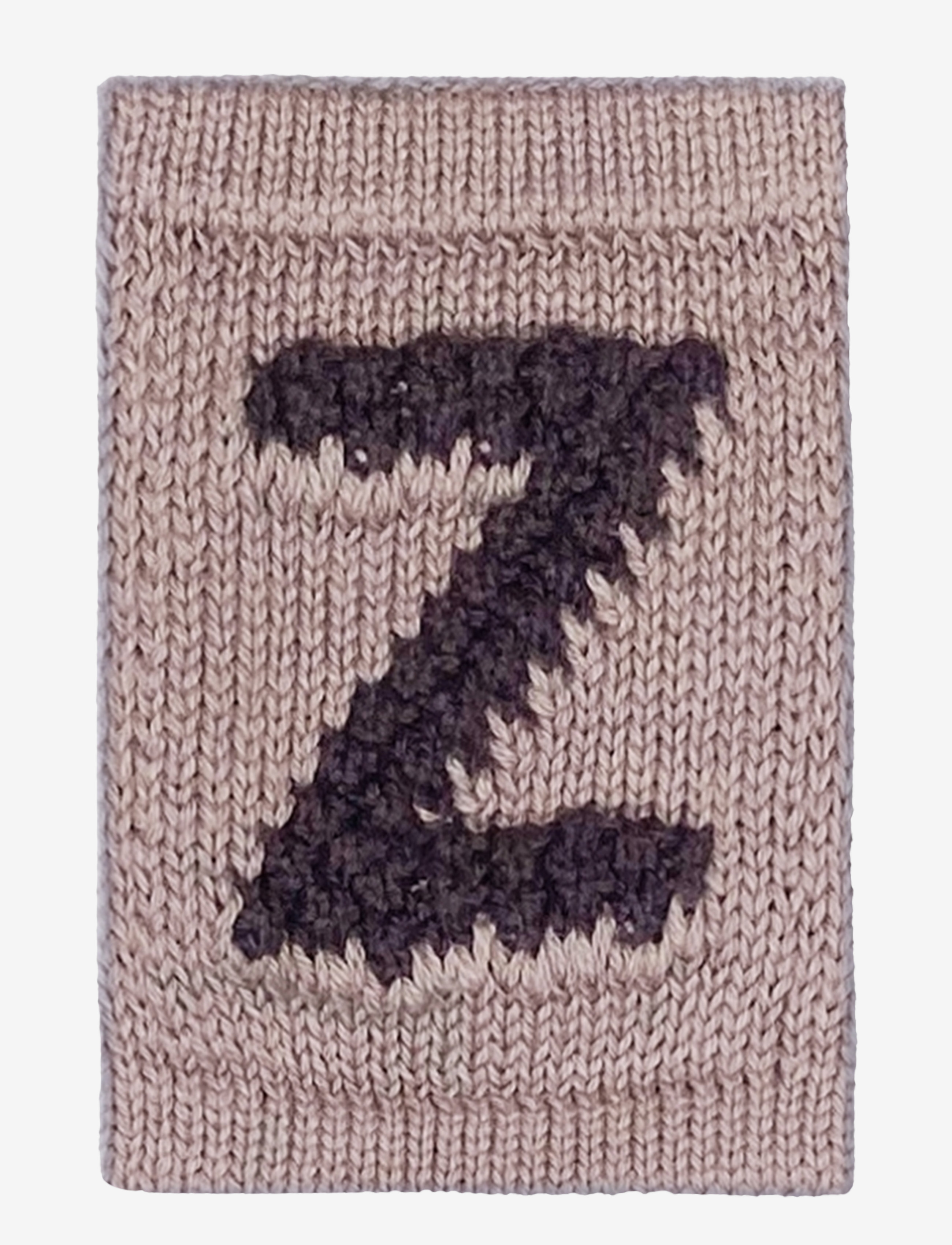 Smallstuff Knitted Letter Z, Nature, Decoration Tilbehør-details, Beige, Str: ONE SIZE 10 cm