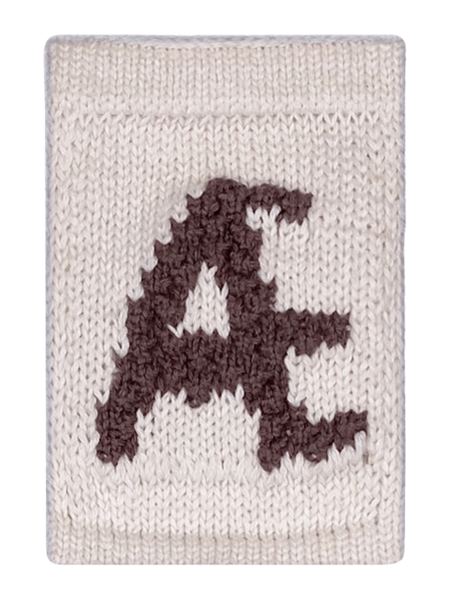 Smallstuff - Knitted letter Æ, nature - die niedrigsten preise - Æ beige - 0