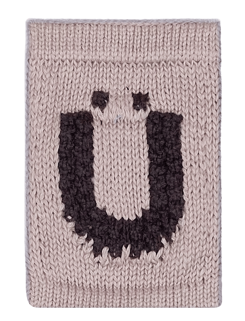 Smallstuff - Knitted letter Ü, nature - koriste-esineet - Ü beige - 0