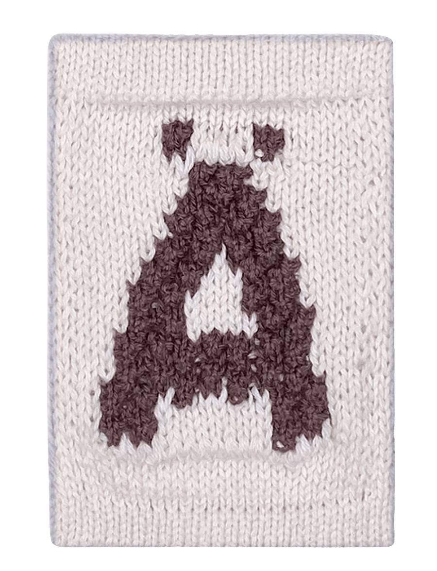 Smallstuff - Knitted letter Ä, nature - die niedrigsten preise - Ä beige - 0