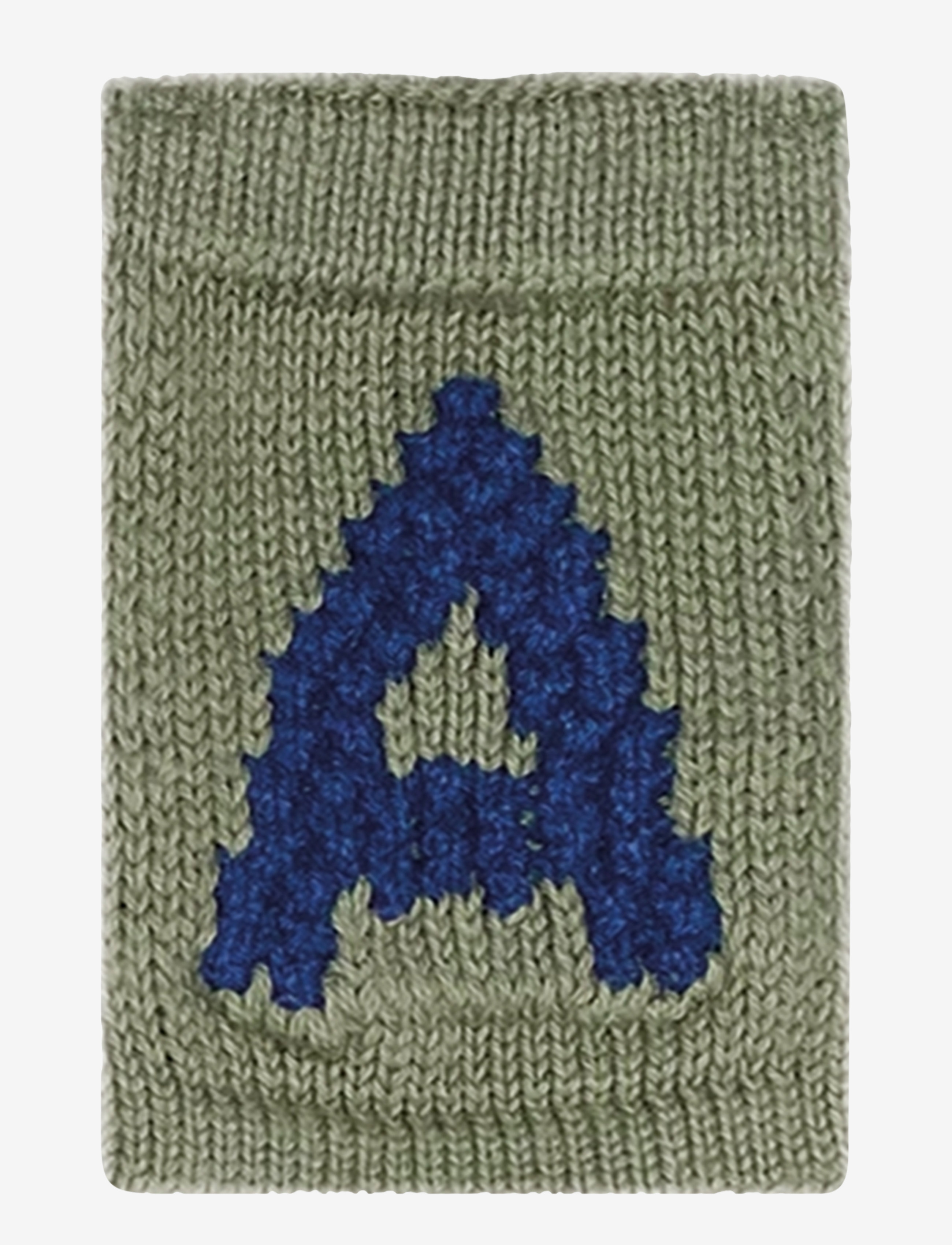 Smallstuff Knitted Letter A, Blue, One Size 10 cm, Kids Decor, Grün - Decoration Accessories-details, Kinder