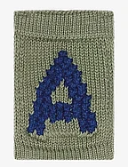 Knitted letter A, blue - A BLUE
