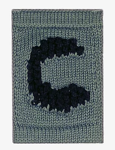 Knitted letter C, blue, Smallstuff