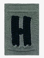 Knitted letter H, blue - H BLUE