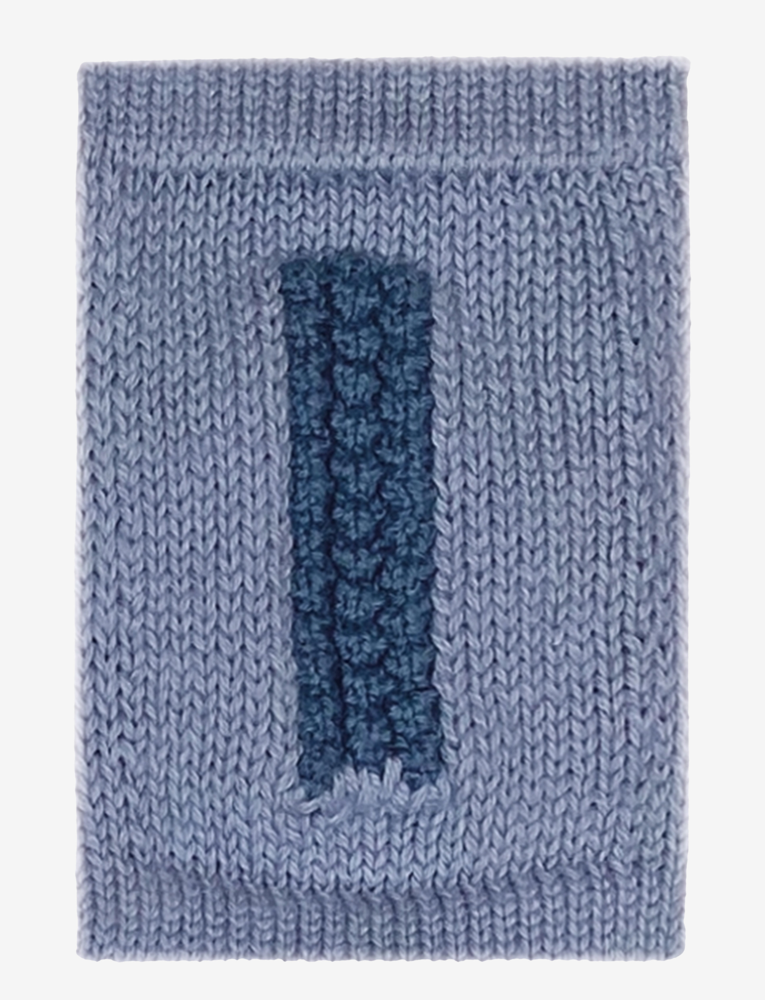 Smallstuff Knitted Letter I, Blue, One Size 10 cm, Kids Decor, Blau - Decoration Accessories-details, Kinder