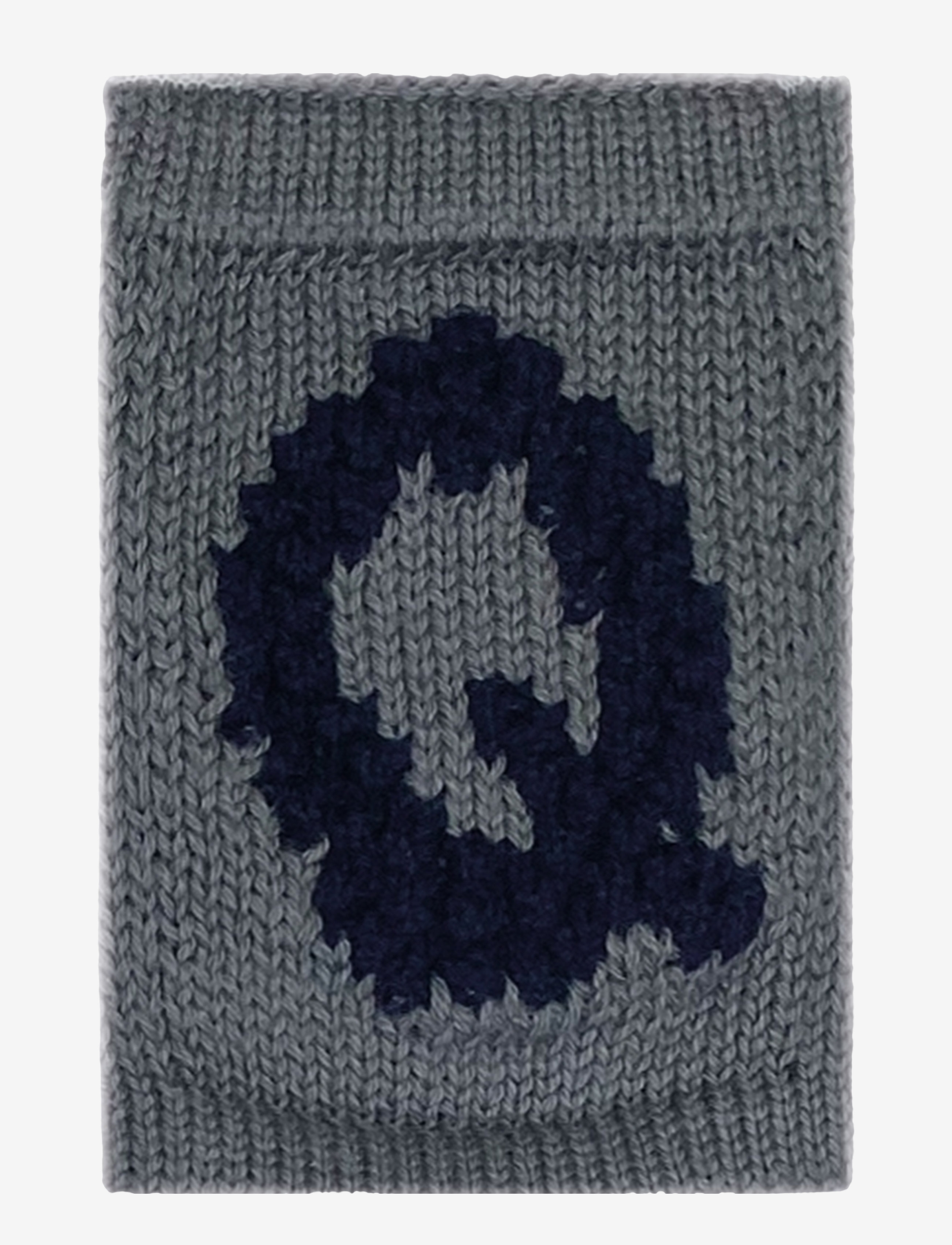 Smallstuff Knitted Letter Q, Blue, One Size 10 cm, Kids Decor, Blau - Decoration Accessories-details, Kinder