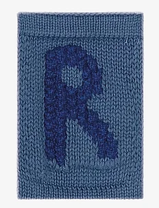 Knitted letter R, blue, Smallstuff