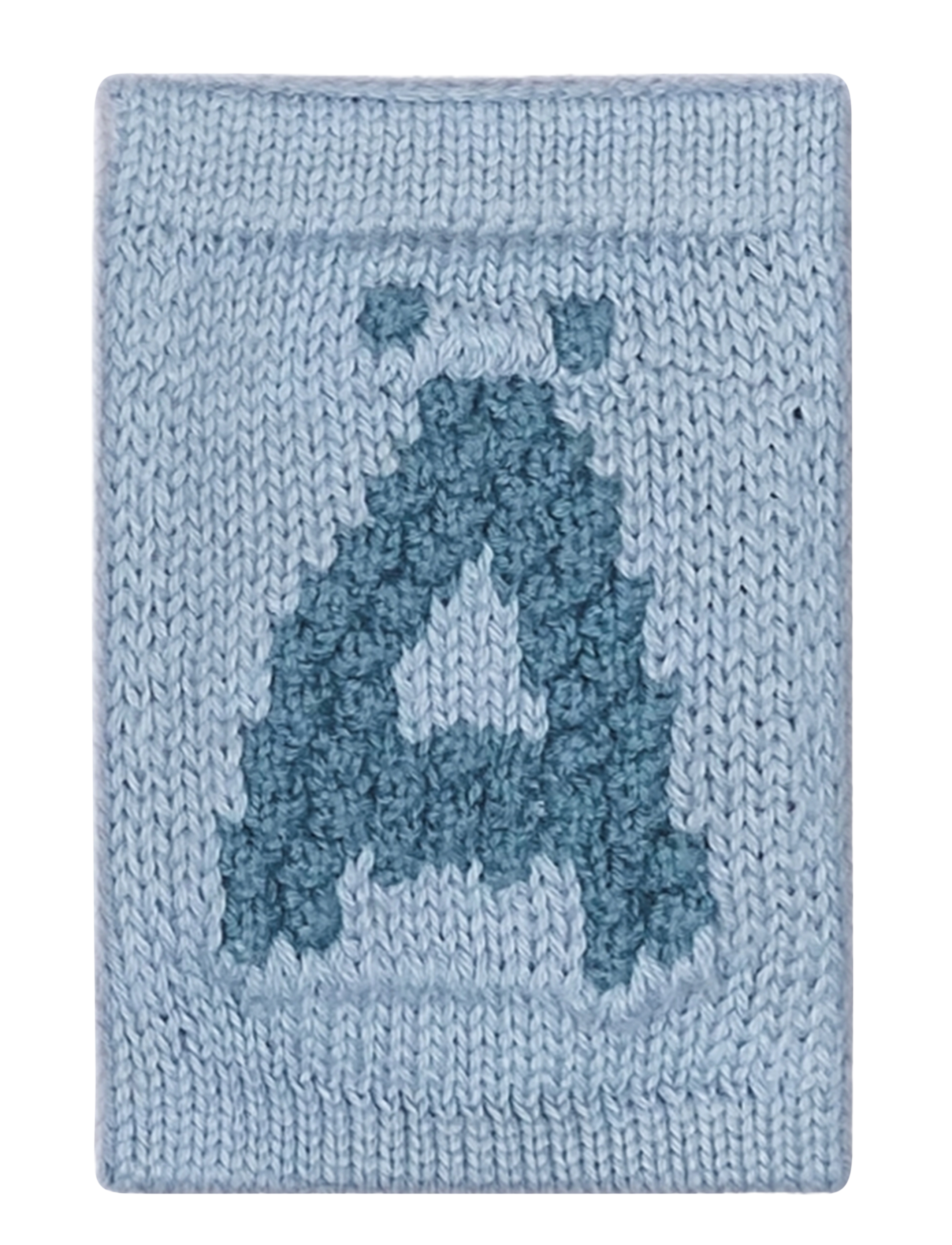 Smallstuff Knitted letter Ä, blue - Sisustus - Ä BLUE / blue