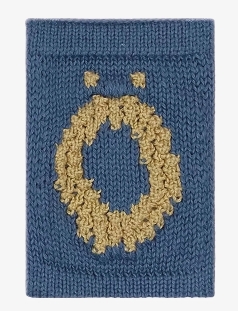 Smallstuff - Knitted letter Ö, blue - dekorativt tilbehør - Ö blue - 0