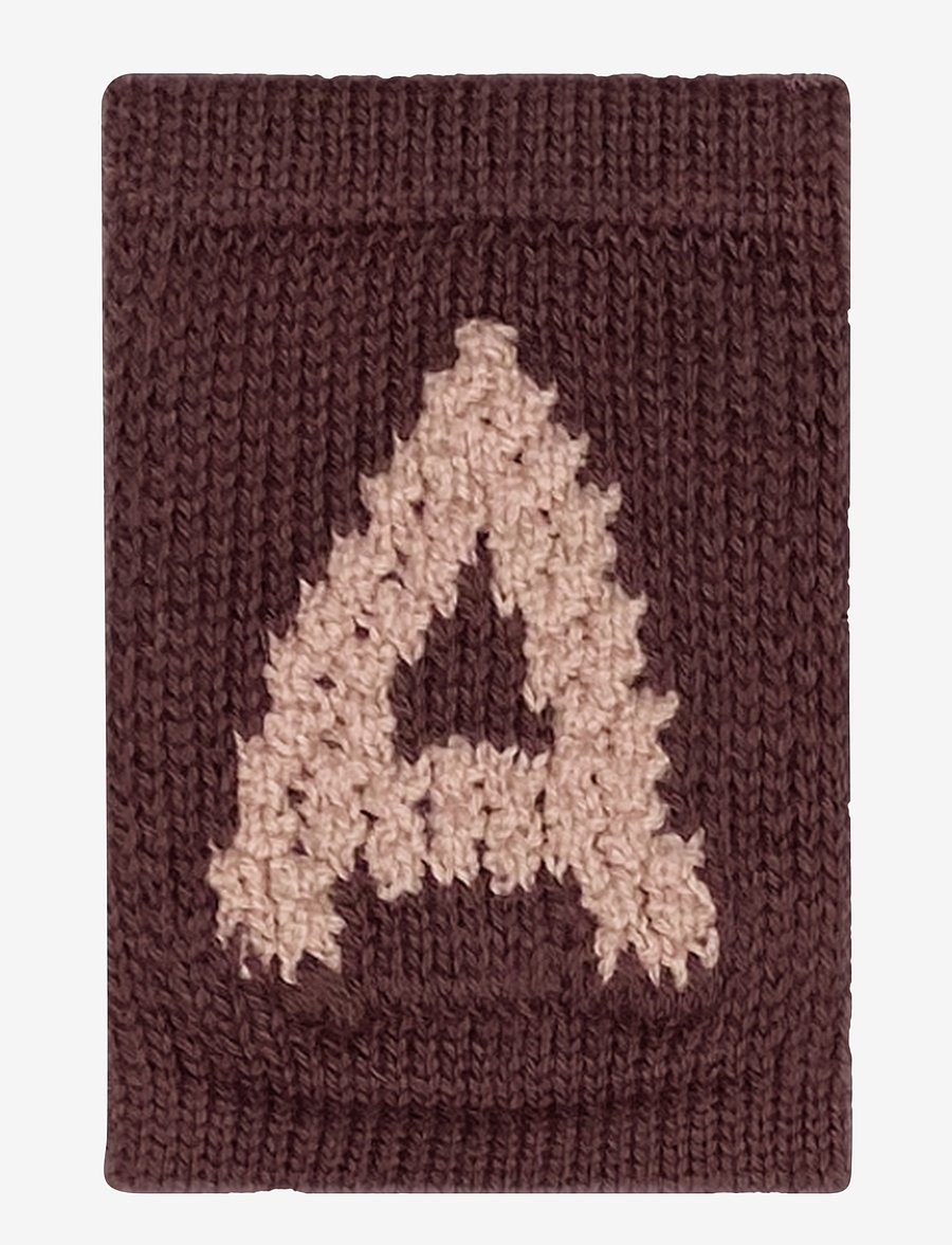Smallstuff - Knitted letter A, rose - dekoratsioonid - a pink - 0
