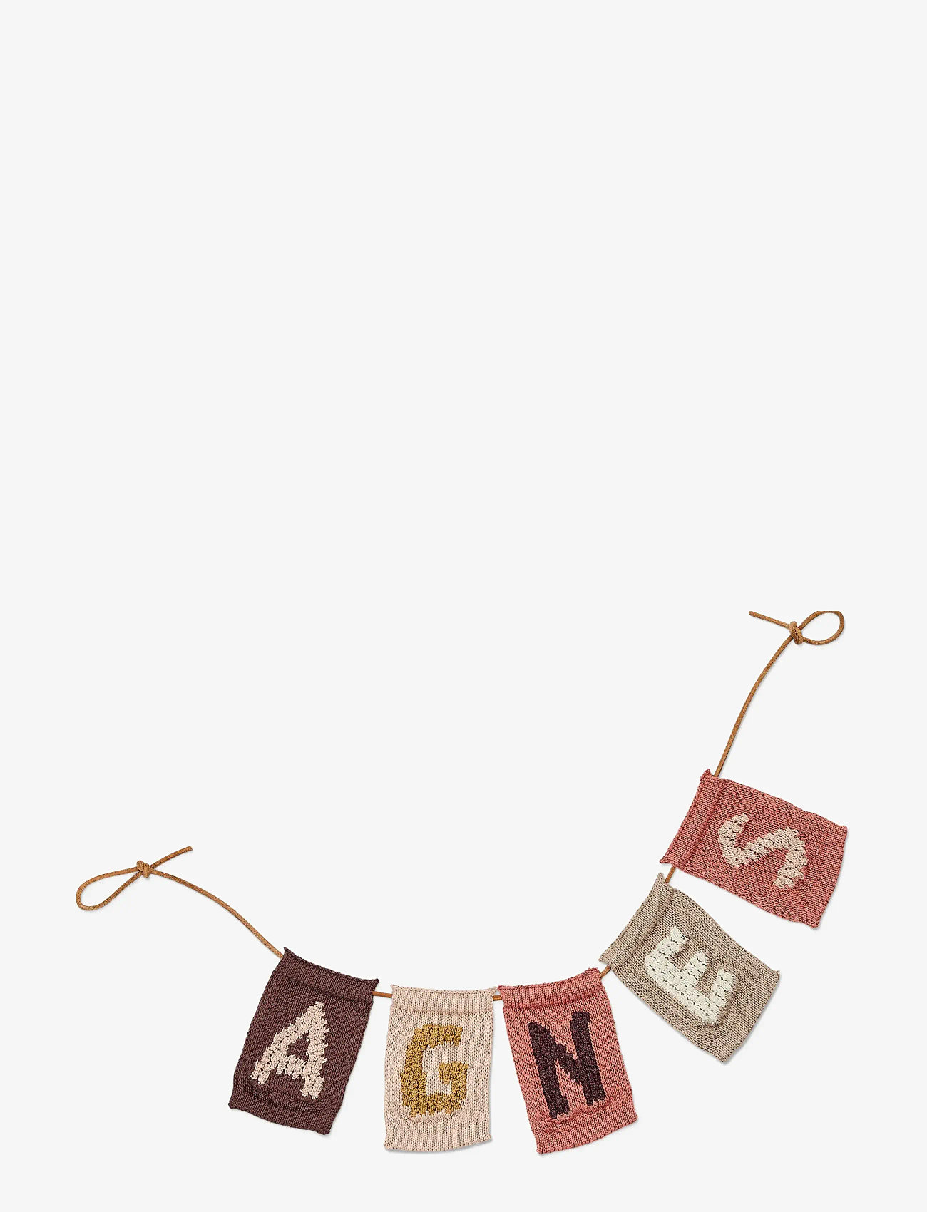 Smallstuff - Knitted letter A, rose - laveste priser - a pink - 1