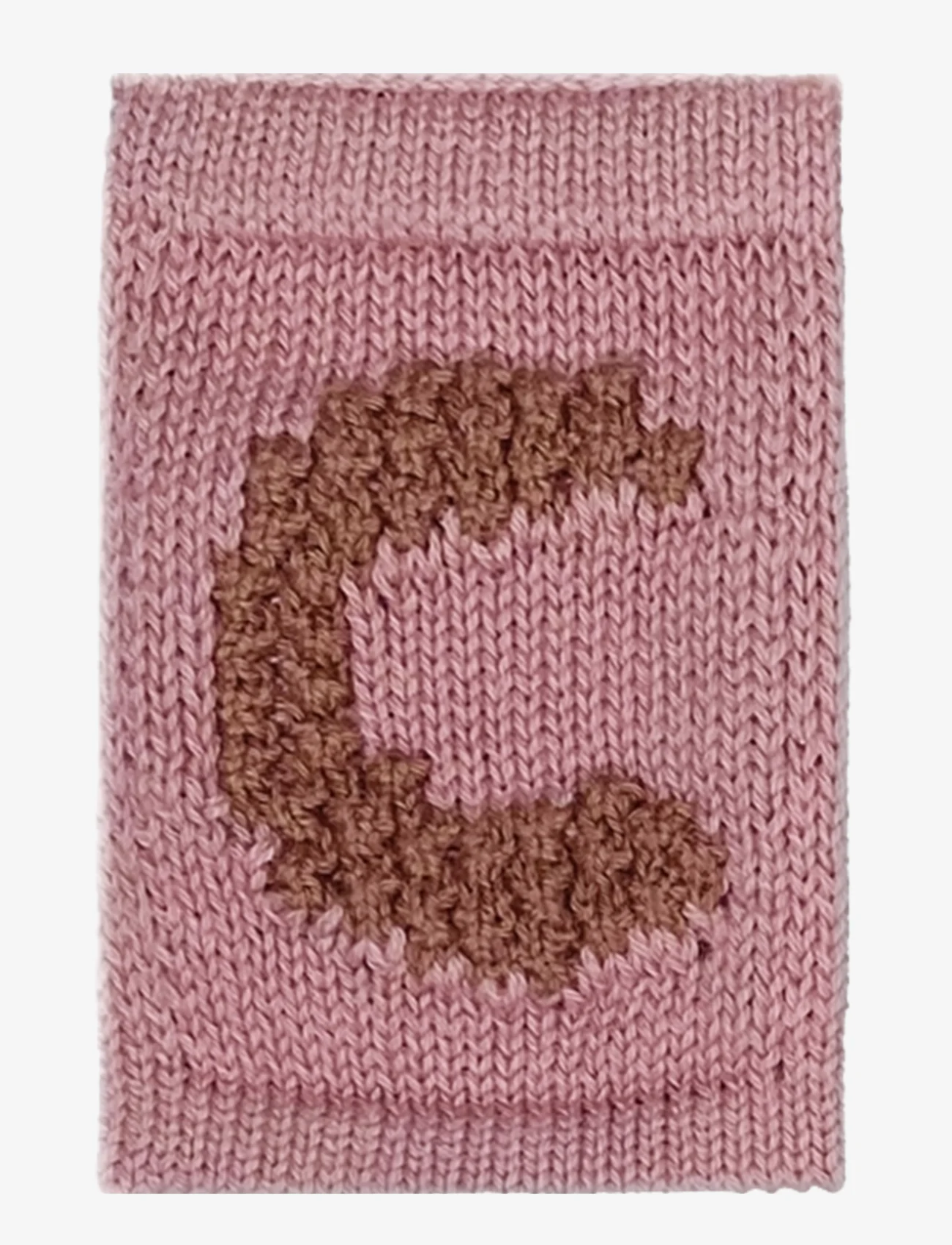 Smallstuff - Knitted letter C, rose - laagste prijzen - c pink - 0